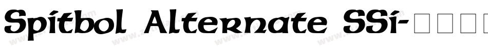 Spitbol Alternate SSi字体转换